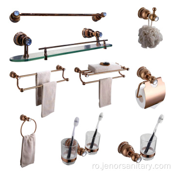 Set de accesorii pentru baie de aur modern de lux